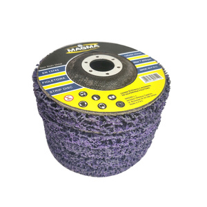 Dysk krążek tarcza 125 do usuwania rdzy farby włosy murzyna włóknina fioletowa tarcza do szlifowania metalu 125mm tarcze ściernica do czyszczenia piast zdjęcie nr 19