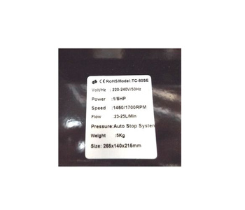 Kompresor do aerografów TC-80SE sprężarka zdjęcie nr 6