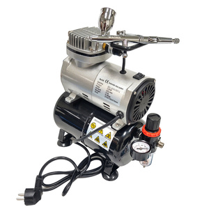 Aerograf AB-183K AB183K AB 183K + kompresor z butlą TC-20T zestaw pneumatyczny lakierniczy zdjęcie nr 8