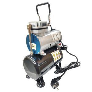 Kompresor z butlą kompresor do aerografu oryginał TC-20T + Aerograf AB136K AB 136K AB-136K bez logo super jakość do aerografii mini Airbrush compressor zdjęcie nr 11