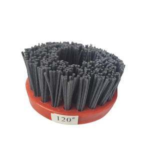 Szczotka do postarzania kamienia oraz granitu Fi 100 GR120 typu antico zdjęcie nr 3