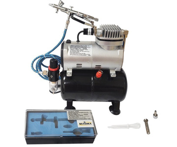 Kompresor do aerografów TC20T + aerograf TG208 zdjęcie nr 2