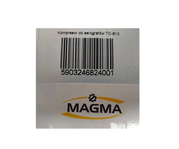 Zestaw do malowania kompresor do aerografów TC-812K ze stojakiem + aerograf AB-180 dwie dysze 0,2 0,3 Magma zdjęcie nr 7