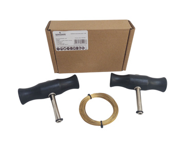 Zestaw do wycinania szyb samochodowych demontażu narzędzi uchwyt - linka 1218F zdjęcie nr 1