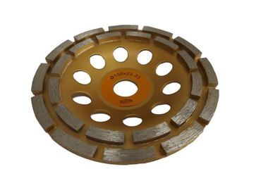 Zestaw tarcz diamentowych garnkowych 150 x 22 dwurzędowa i turbo DCWD / DCWT 150x22 segmentowa zdjęcie nr 2