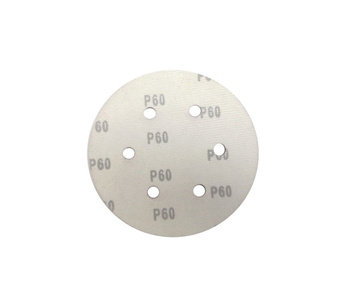 Krążki ścierne 150mm papier na rzep gr 60 z otworami 100szt ścierny krążek samoprzylepne zdjęcie nr 3