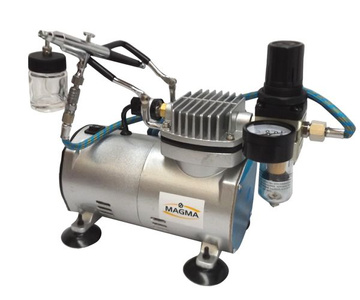 Aerograf 134S kompresor mini zestaw malarski TG134S TG-134S zdjęcie nr 4