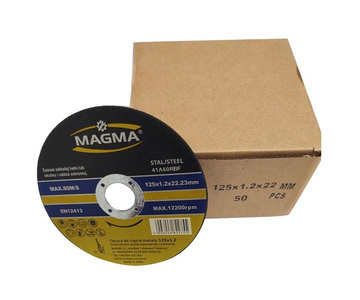 Tarcza do cięcia stali metalu 25szt. 125x1,2 tarcze 125mm Magma zdjęcie nr 5