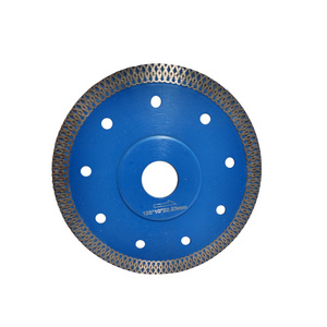 Tarcza diamentowa do cięcia 125mm zgrzewana na gorąco niebieska Hot Press Blue + tarcza diamentowa MAGMA 115 PAD electroplate Flat płaski folia zdjęcie nr 2