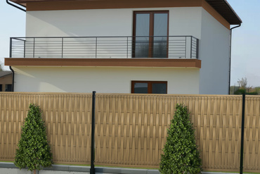 Listwy ogrodzeniowe pionowe wąskie 153x250cm RD08 Słomkowy komplet zdjęcie nr 6