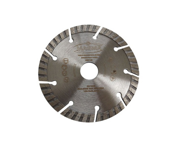 Tarcza diamentowa segmentowa turbo do cięcia betonu 125x22,2mm MSP125 Magma MSP 125 125MM 125x22,2 125 x 22,2 125x22,2mm  zdjęcie nr 1