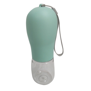 Poidło przenośne dla zwierząt turystyczne Butelka miska na wodę przenośna turystyczna poidło bidon dla psa butelka z miską zdjęcie nr 3