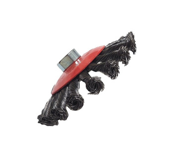 Szczotka boczna tarczowa drut skręcany 125mm x M14 steel brush rotary 125xM14 125M14 125 M14 zdjęcie nr 12