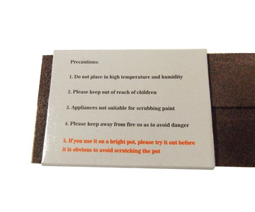 Gąbka szlifierska do metalu i drewna kostka ścierna płaska gąbka klocek gradacja 60 100x70x25 P60 Magma zdjęcie nr 4