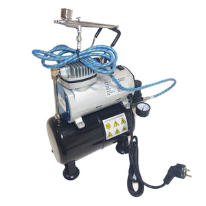 Aerograf 134K kompresor z butlą zestaw do malowania AB-134K zdjęcie nr 15