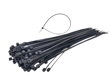 Opaski zaciskowe zaciski czarne 3,6 x 300 mm 3,6x300 z filtrem UV 100szt zdjęcie nr 7