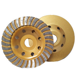 Tarcza diamentowa garnkowa 125x22,2 turbo Tz-3 diament 3mm AJM Tools głowica do szlifowania betonu zdjęcie nr 3