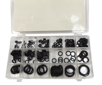 Oringi sortownik zestaw uszczelka oring 225 normal zestaw oringów 225 Pcs Rubber O Ring Oring Seal Plumbing Garage Set Kit 1086F zdjęcie nr 2