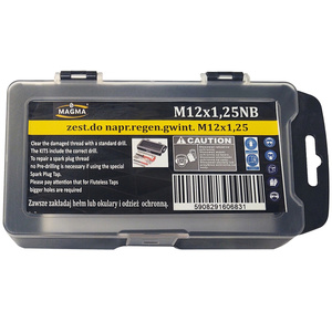 Zestaw do naprawy gwintów M12x1,25 MAGMA zdjęcie nr 2
