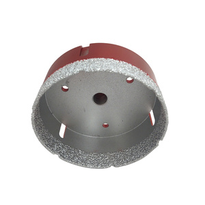 Otwornica diamentowa 100 mm M14 MVBC czerwona koronka wiertło zdjęcie nr 6