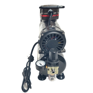 Kompresor z butlą do aerografu TC-80T Sprężarka z reduktorem bezolejowy cichy kompresor filtr Magma zdjęcie nr 5