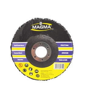 Tarcza tarcze do szlifowania metalu stali z włókniną czarna 125 dysk krążek do usuwania rdzy farby włosy murzyna BRICK METAL WOOD ściernica do czyszczenia piast do rdzy 125 zdjęcie nr 6