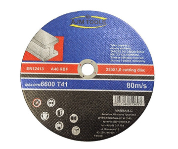 Tarcza tarcze do cięcia stali, metalu 230x1,8 marki AJM TOOLS zdjęcie nr 1