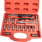 Zestaw frezów frezy do gniazd wtryskowych wtryskiwaczy 17el. M1001A