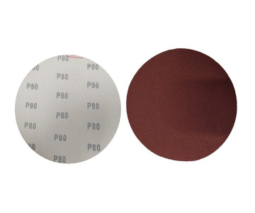 Krążki ścierne 180 mm papier na rzep gr. 80 10 szt ścierny krążek samoprzylepne zdjęcie nr 7