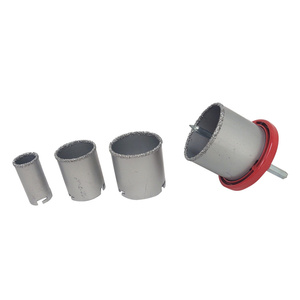 Otwornice do glazury wolframowe 33-73 otwornica płytek wolframowa 4 el. + Tarcza diamentowa do cięcia 125x1,4mm turbo ceramika, beton Magma MYT 125x22,2 125 x 22,2 125x22,2mm zdjęcie nr 3