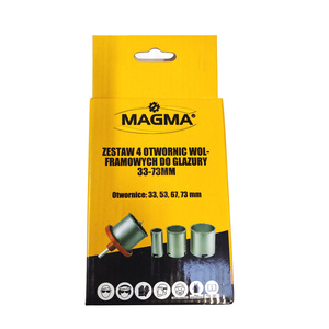 Otwornice do glazury wolframowe 33-73 otwornica płytek wolframowa 4 el. zdjęcie nr 7