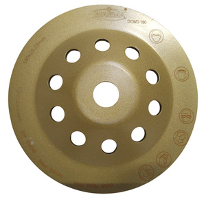 Tarcza diamentowa segmentowa garnkowa 180x22,23 DCWD180 Magma głowica do szlifowania betonu podwójny segment zdjęcie nr 5