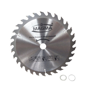 Piła tarcza tarcze do cięcia drewna 230mm 30T z widią 230x22,23 /20/16 mm x 30 zębów widiowa Magma 230x22,23x30t zdjęcie nr 1