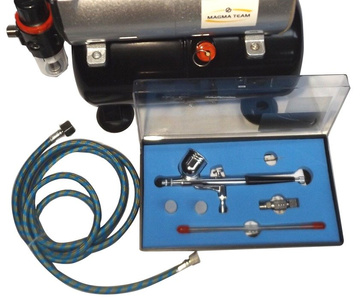 Aerograf TG130S z kompresorem zestaw modelarski 3L TG-130S zdjęcie nr 6