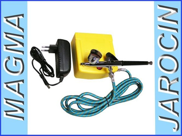 Kompresor TC-100AK z aerografem AB130 AB-130 AB 130 do malowania modeli TC100AK auto stop zdjęcie nr 3