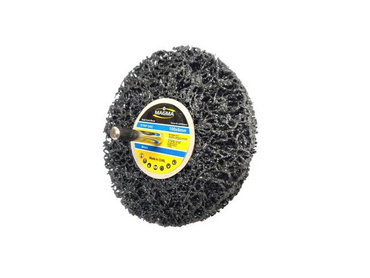 Dysk krążek do usuwania rdzy włosy murzyna 100mm trzpień Strip włoknina zdjęcie nr 7