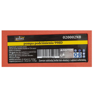 Pompa ciśnienia podcisnienia VACUUM POMPKA 998D Bremsenentlüfter Hand Held Vacuum Pump Brake Bleeder próżniowa odpowietrzania 1002G zdjęcie nr 4