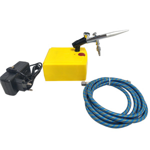 Zestaw do malowania Aerograf 207 dwufunkcyjny dysza 0,4 + mini kompresor TC-100 AB-207 do malowania paznokci zdjęcie nr 6