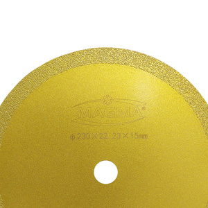Tarcza diamentowa złota ciągła 230mm 15mm model ECO do stali vacuum do cięcia żeliwa Tarcza diamentowa ciągła do gresu 230 ECO 230x22,2 230 x 22,2 230x22,2mm rurażer zdjęcie nr 10