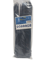 Opaski zaciskowe zaciski czarne 3,6 x 250 mm 3,6x250 z filtrem UV 100szt