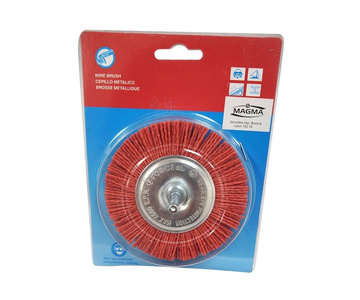 Szczotka nylonowa tarczowa 100 mm boczna trzpień postarzanie zdjęcie nr 2