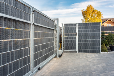 Taśma ogrodzeniowa technorattanowa, osłona płotu, 1200 g/m2 19x255cm RD03 Szary zdjęcie nr 9