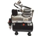 Kompresor z butlą do aerografu do aerografii TC-18T + aerograf TG-130S 0,2 0,3 0,5  Airbrush compressor