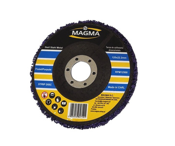 Dysk krążek tarcza 125 do usuwania rdzy farby włosy murzyna włóknina fioletowa tarcza do szlifowania metalu 125mm tarcze ściernica do czyszczenia piast zdjęcie nr 6