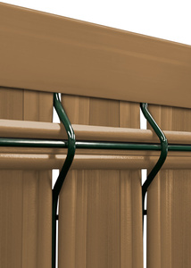 Listwy ogrodzeniowe pionowe wąskie 153x250cm RD08 Słomkowy komplet zdjęcie nr 7