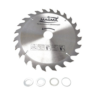 Piła tarcza tarcze do cięcia drewna 230mm 24T z widią 230x32 30/25,4/22,2/20 mm x 24 zębów widiowa Magma 230x32x24t zdjęcie nr 1