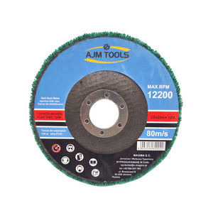 Tarcze do szlifowania metalu miękki satyniarka 125mm włóknina POLISHING satyniarek zdjęcie nr 13