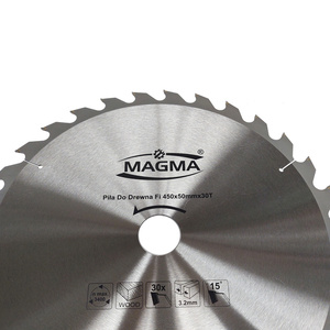 Piła tarcza tarcze do cięcia drewna 450 mm 30t z widią 450x50 mm x 30 zębów widiowa Magma 450x50x30T red 32 mm 30 mm 450x35 450x30 zdjęcie nr 3