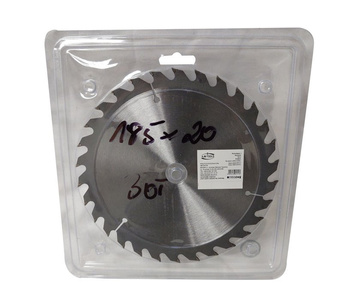 Piła tarcza tarcze do cięcia drewna 185mm 30T z widią 185x20-16 mm x 30 zębów widiowa AJM Tools 185x20x30t zdjęcie nr 1