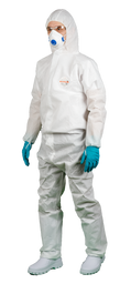 Kombinezon ochronny SMS 55G Antyeletrostatyczny roboczy biały bhp roz. M azbest wełna malarski pył